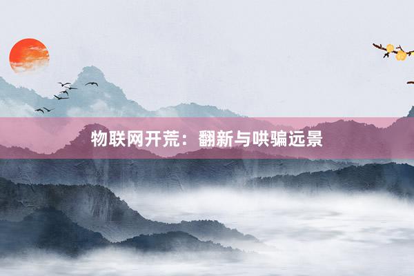 物联网开荒：翻新与哄骗远景